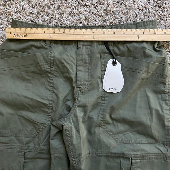 Prana Palisades Ripstop Utility Pant Womens 8 Rye Green 31" Relaxed Fit Straight - Picture 9 of 13